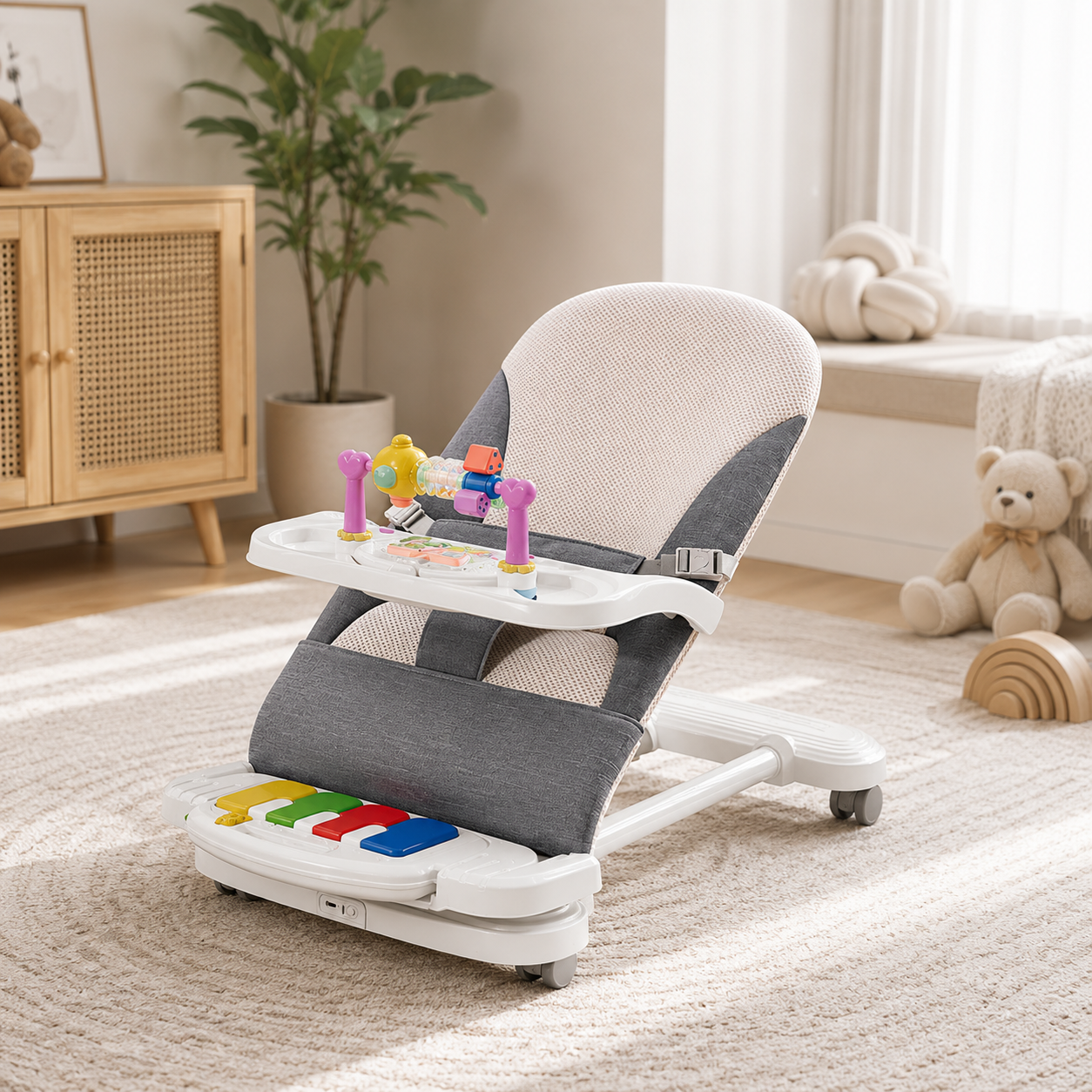 4-in-1 Montessori Baby Bouncer