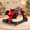Alvalume 4-in-1 Foldable Racecar Toddler Activity Push Walker