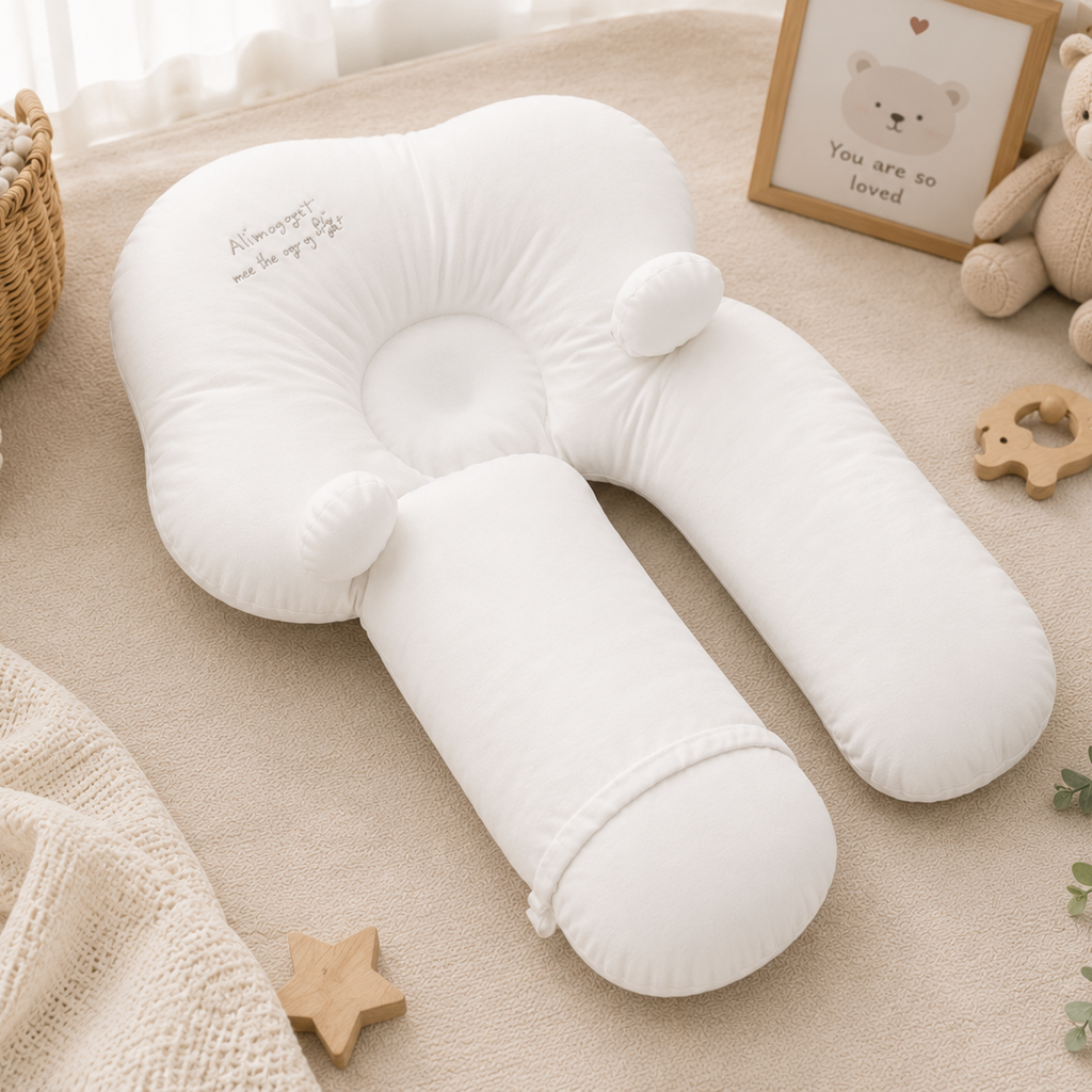 Ergonomic Huggable Baby Sleep Aid Pillow