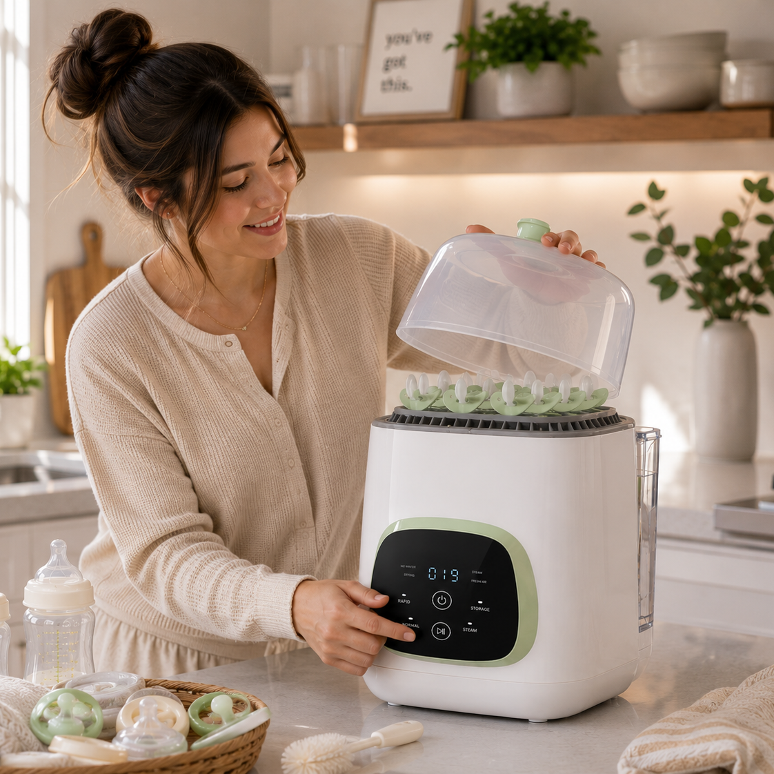 Multifunctional Baby Bottle Washer and Sterilizer
