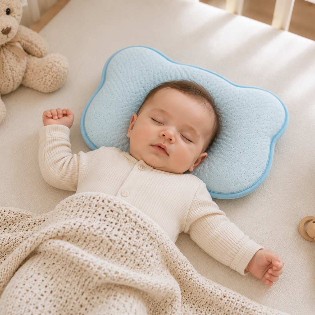 Flat Prevention Baby Head Shape Pillow