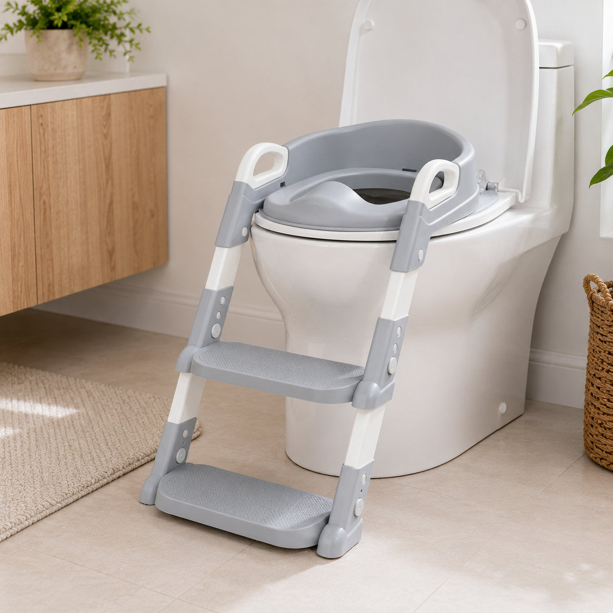 Adjustable Potty Training Step ladder Seat.