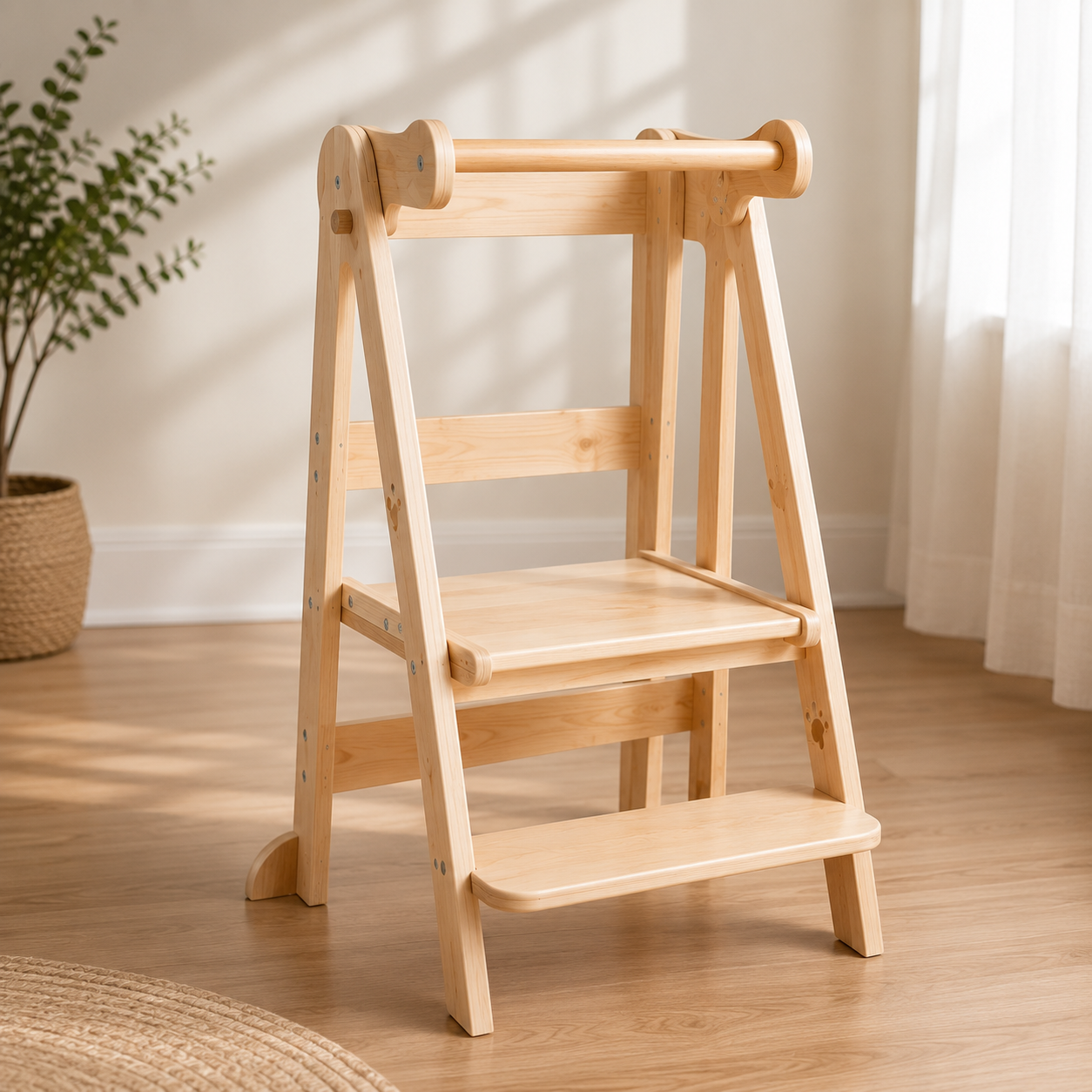 Montessori foldable toddler tower