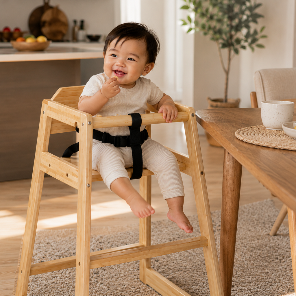 Baby Wooden High Chair