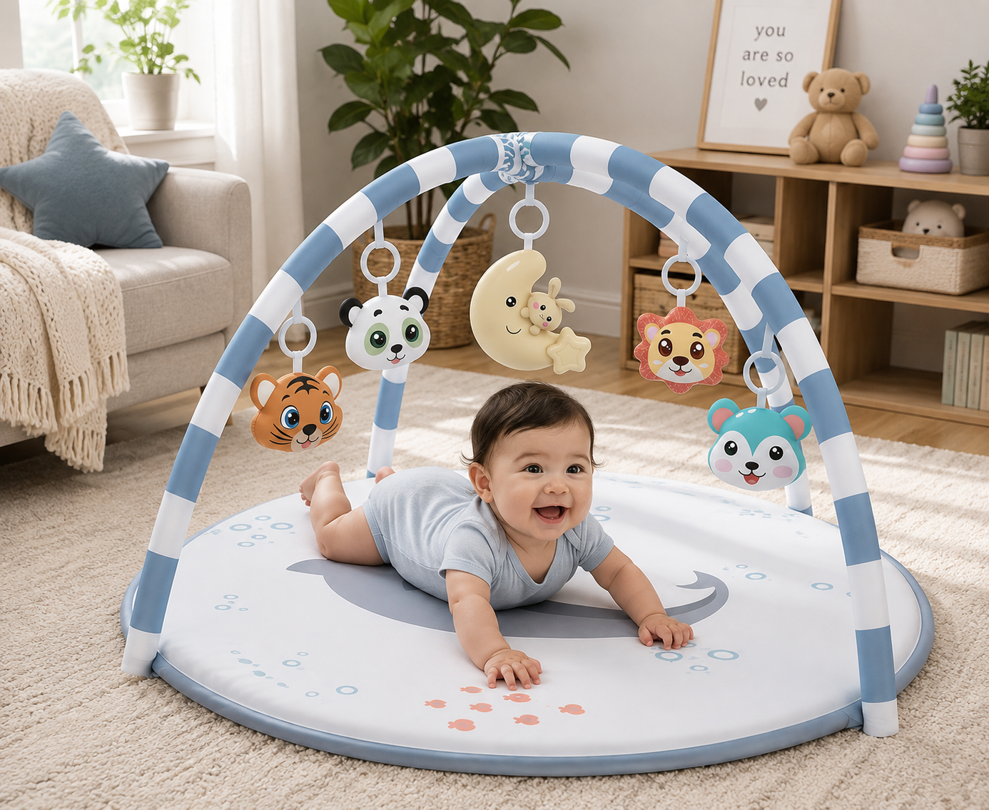 Montessori Baby Sensory Play Gym
