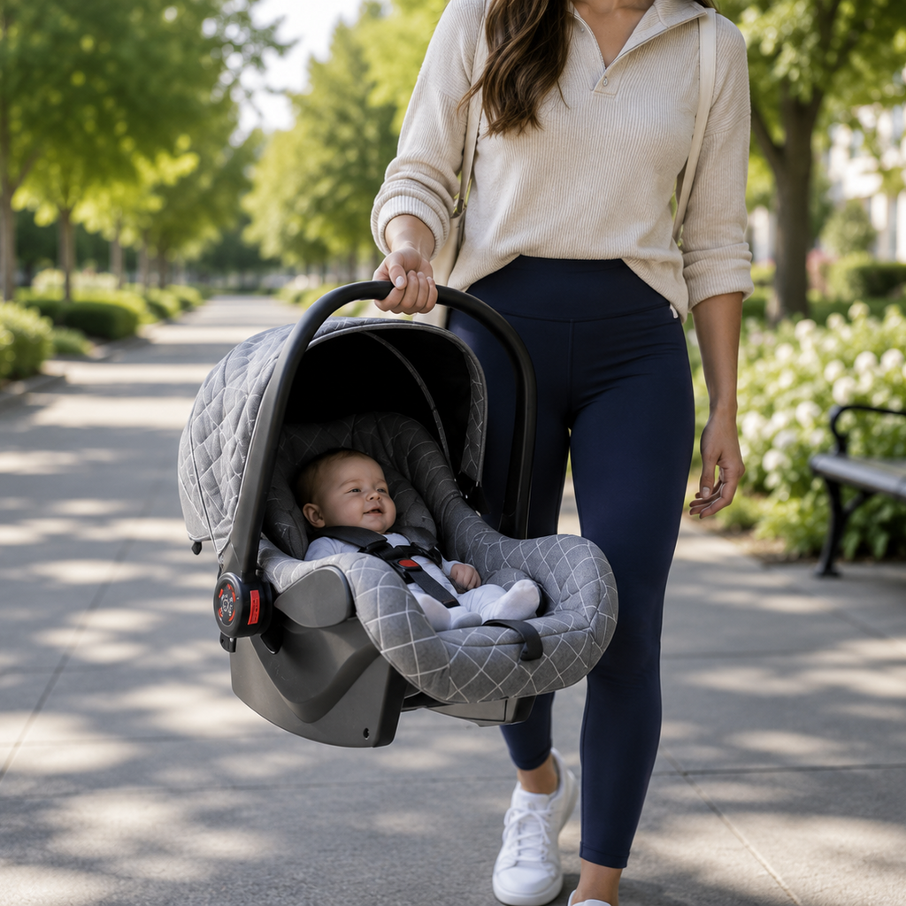 Multifunctional 3-in-1 foldable luxury stroller