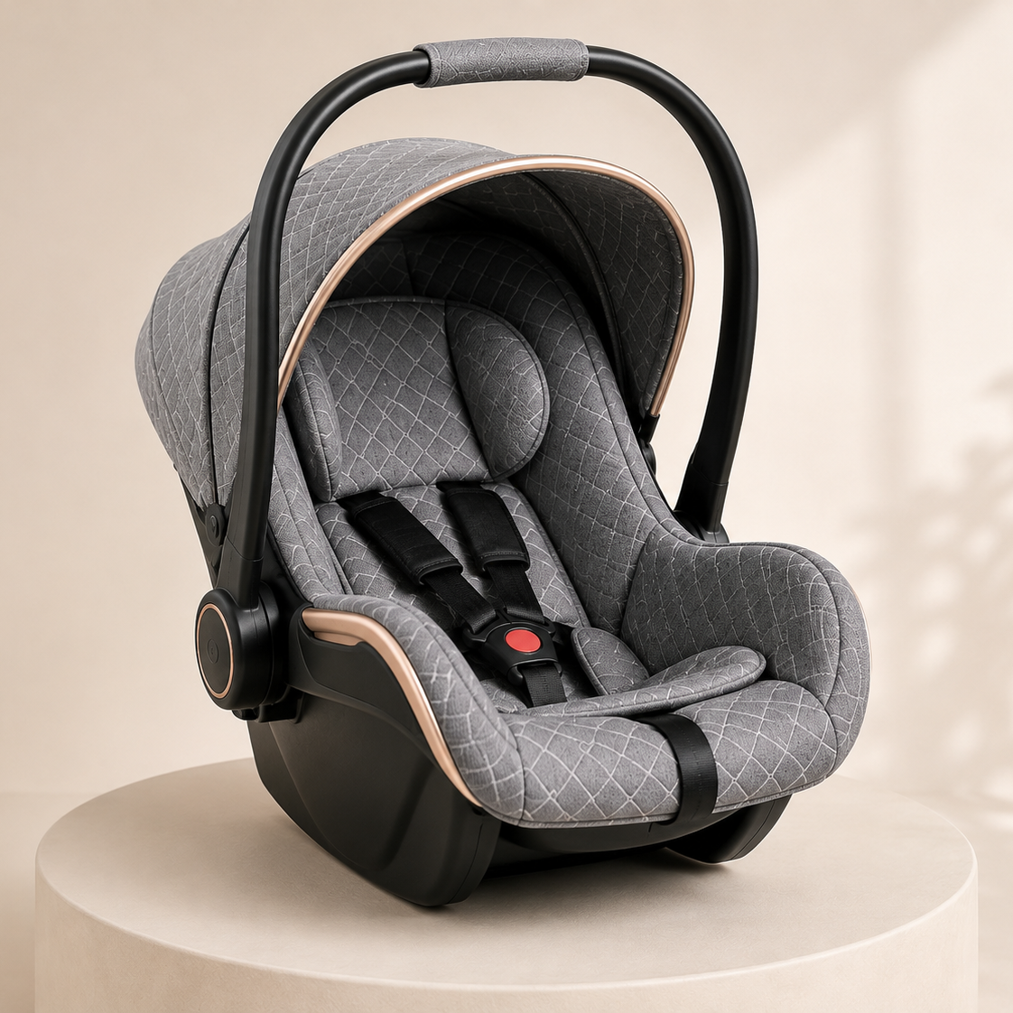 Multifunctional 3-in-1 foldable luxury stroller