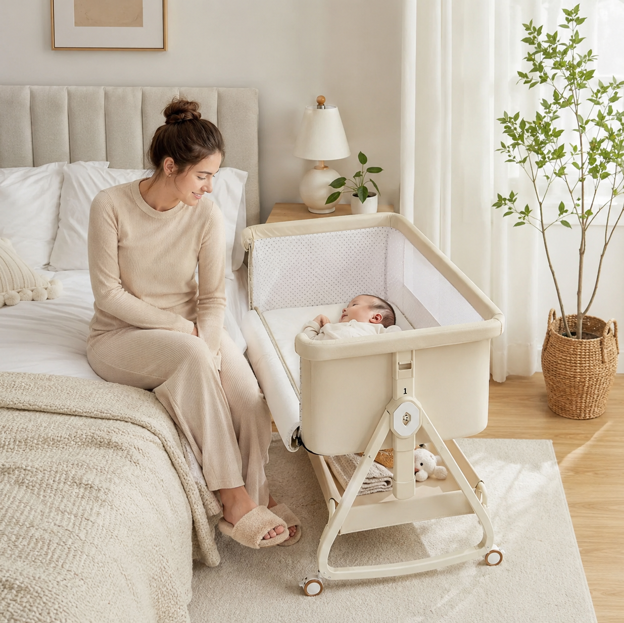 Portable Baby Bedside Bassinet
