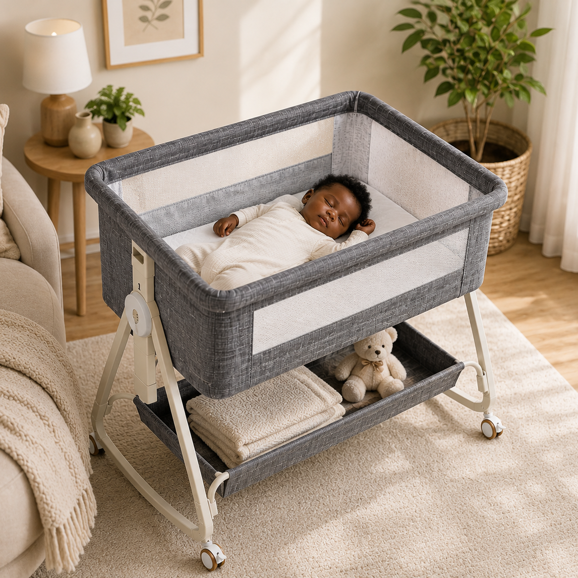 Portable Baby Bedside Bassinet