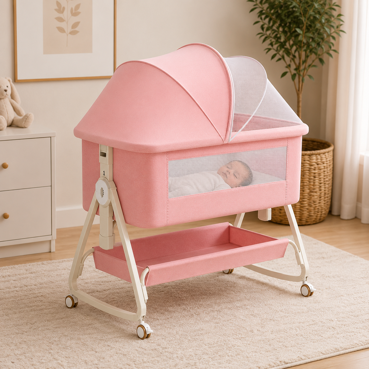Portable Baby Bedside Bassinet
