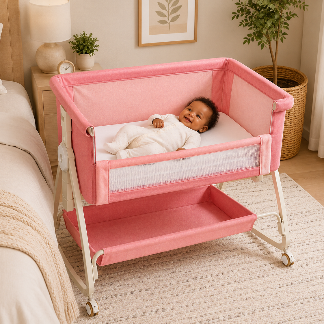 Portable Baby Bedside Bassinet