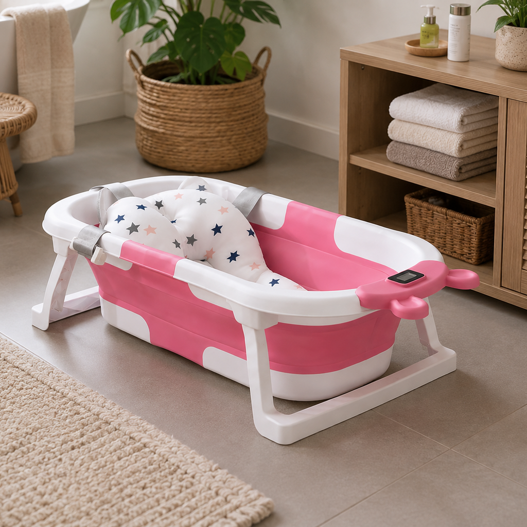 Foldable Portable Baby Bathtub