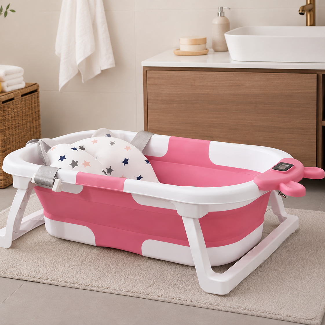 Foldable Portable Baby Bathtub