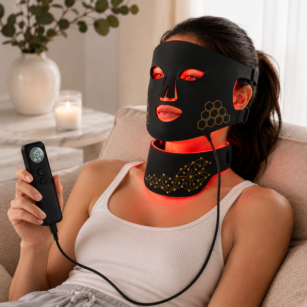 Infrared LED Red Light Therapy Anti-Aging Face Mask
