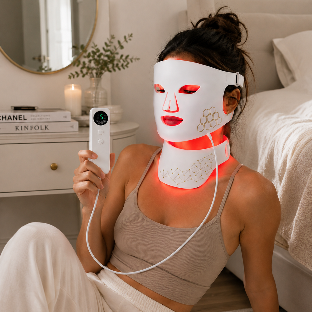 Infrared LED Red Light Therapy Anti-Aging Face Mask