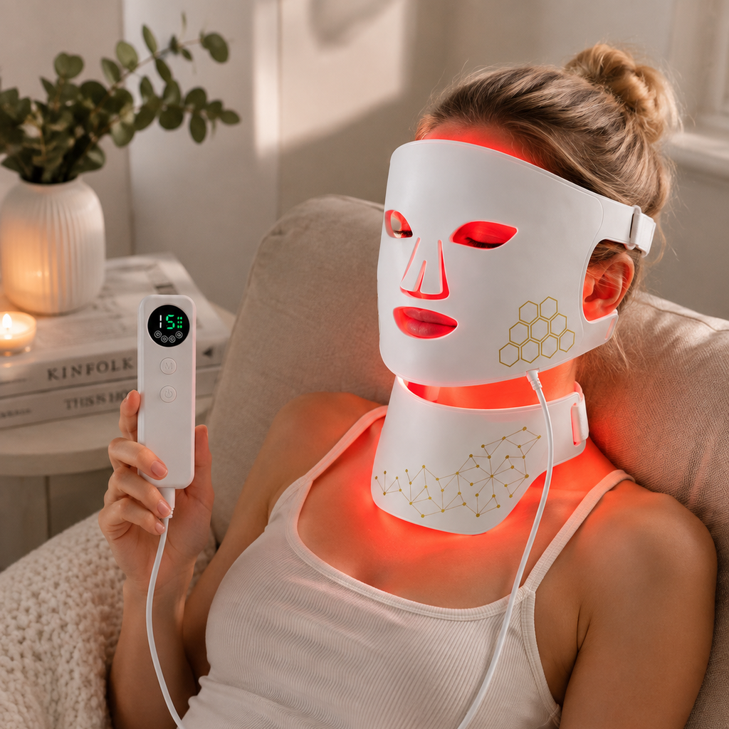 Infrared LED Red Light Therapy Anti-Aging Face Mask