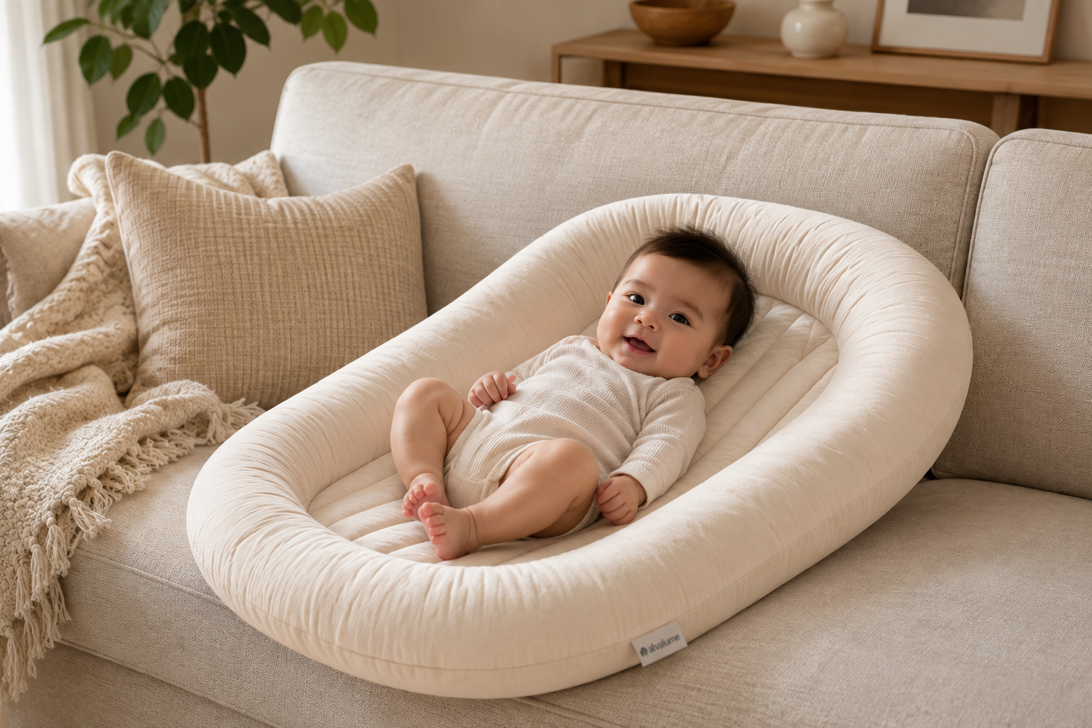 Ergonomic Infant Nest Lounger Bed