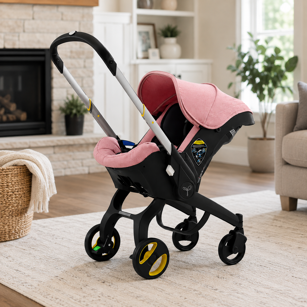 4-in-1 Ergonomic Baby Stroller & Detachable Car seat