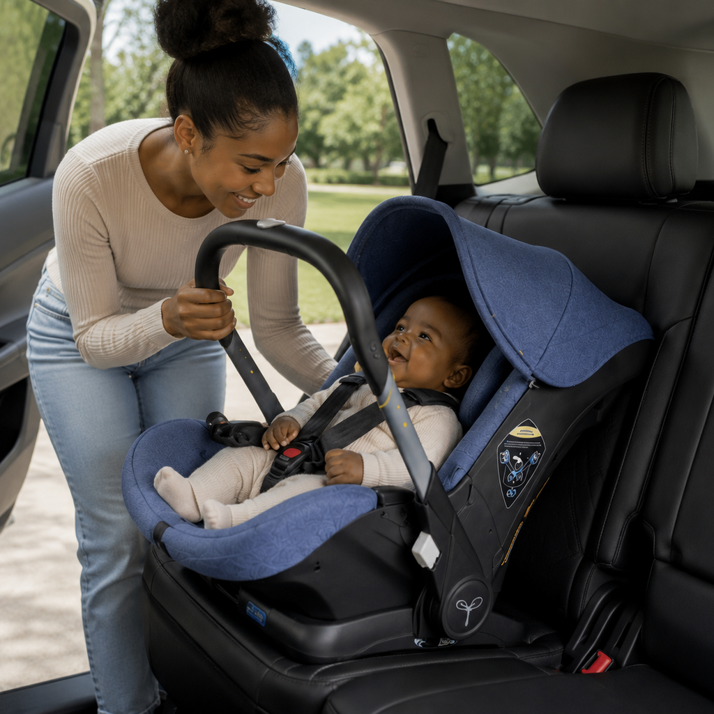 4-in-1 Ergonomic Baby Stroller & Detachable Car seat