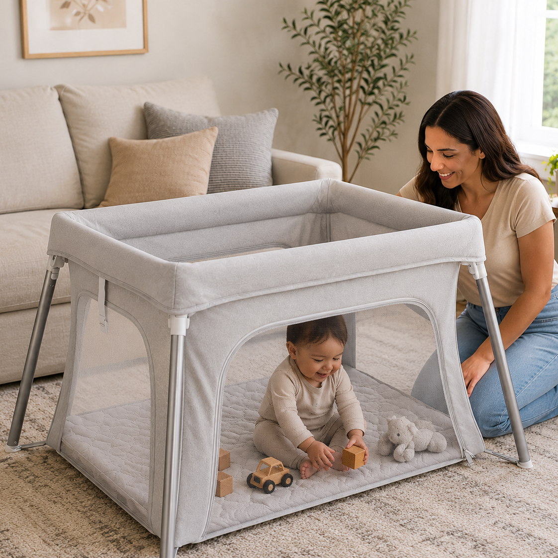 Toddler Travel Crib & Play Yard