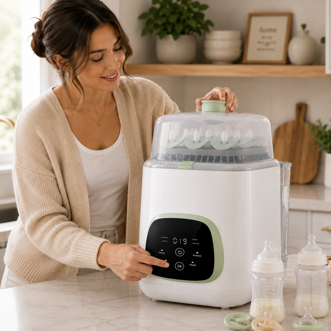 Multifunctional Baby Bottle Washer and Sterilizer