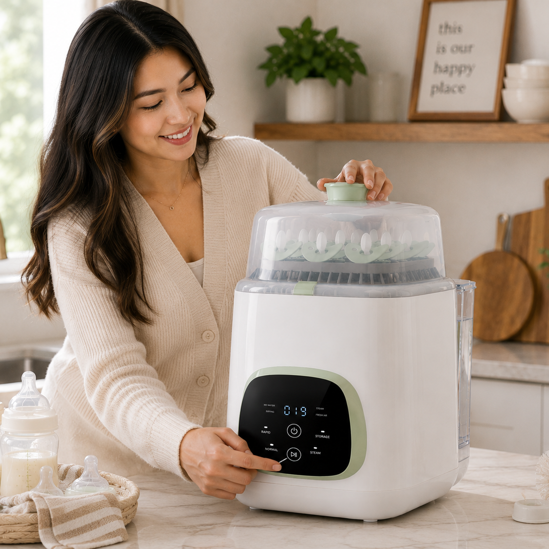 Multifunctional Baby Bottle Washer and Sterilizer