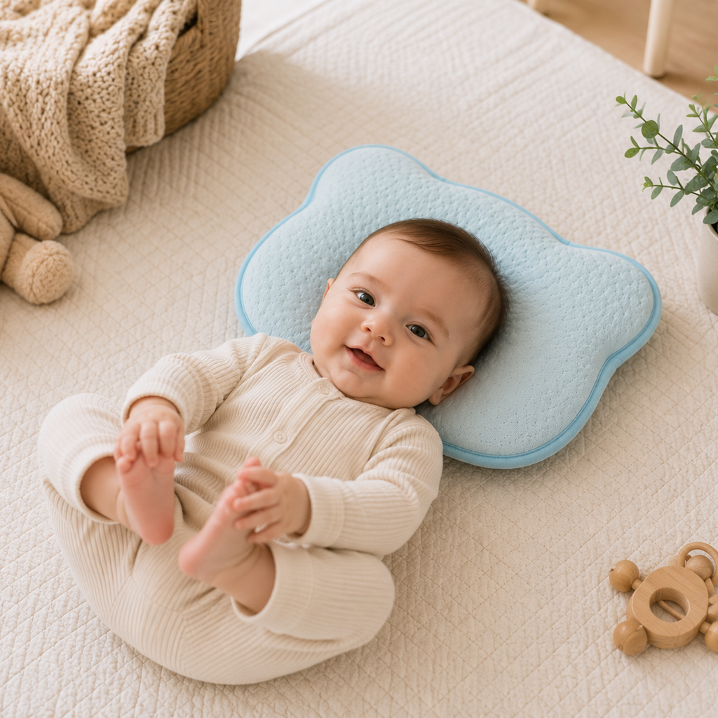 Flat Prevention Baby Head Shape Pillow
