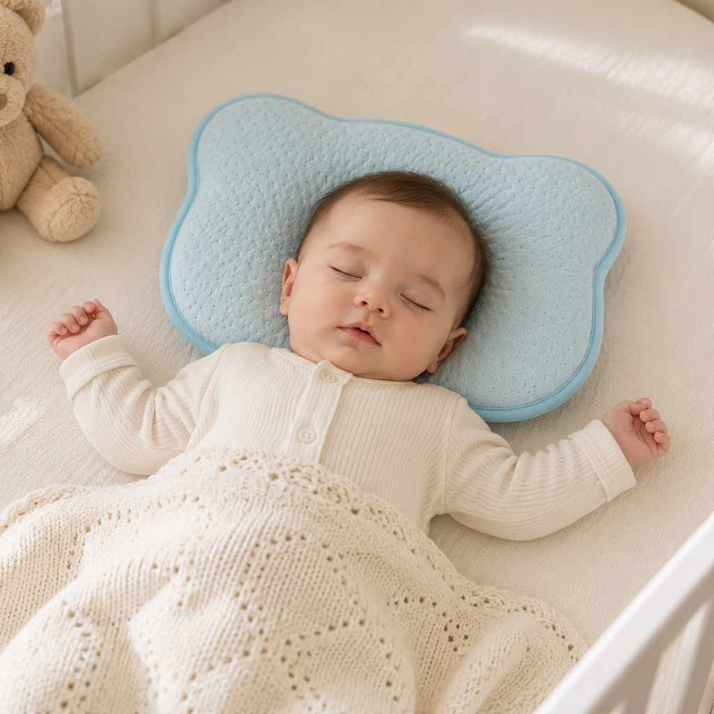 Flat Prevention Baby Head Shape Pillow