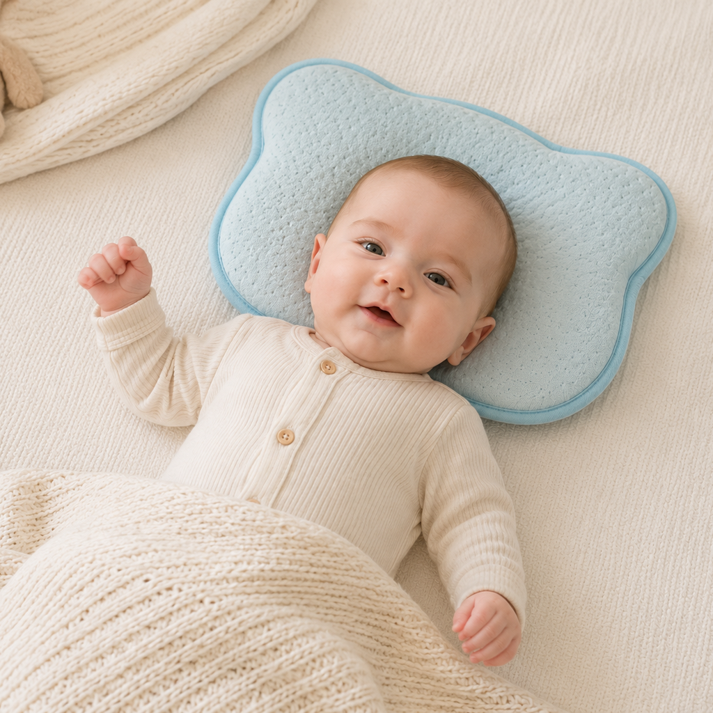 Flat Prevention Baby Head Shape Pillow