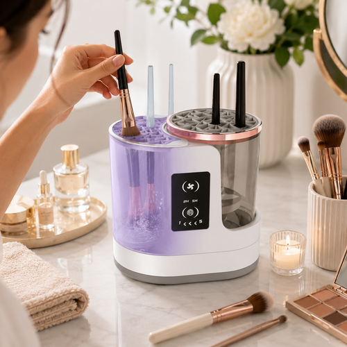 3-in-1 Electric Makeup Brush Cleaner & Dryer Tool
