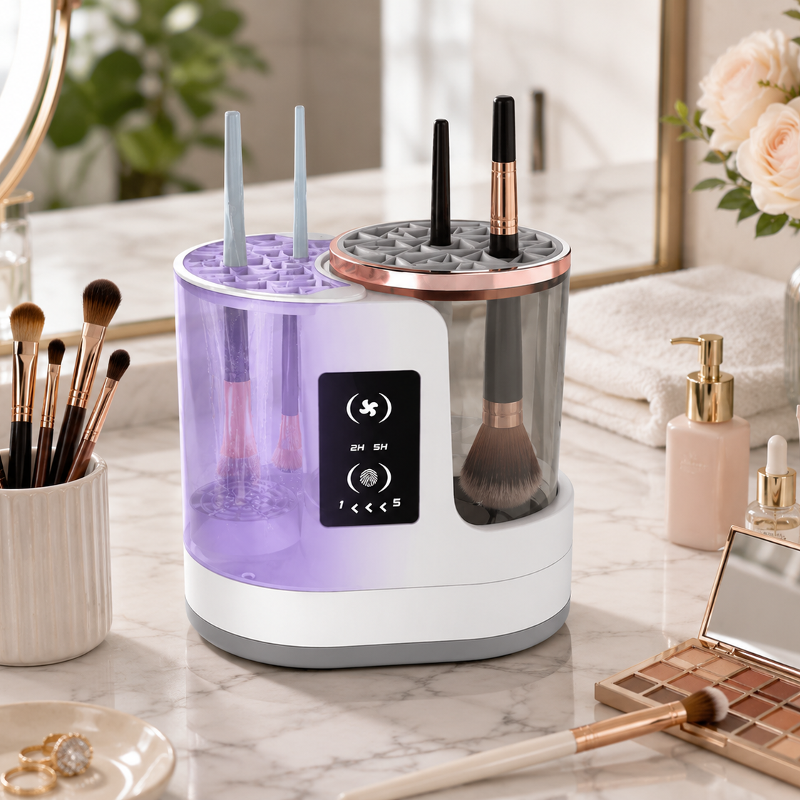 3-in-1 Electric Makeup Brush Cleaner & Dryer Tool