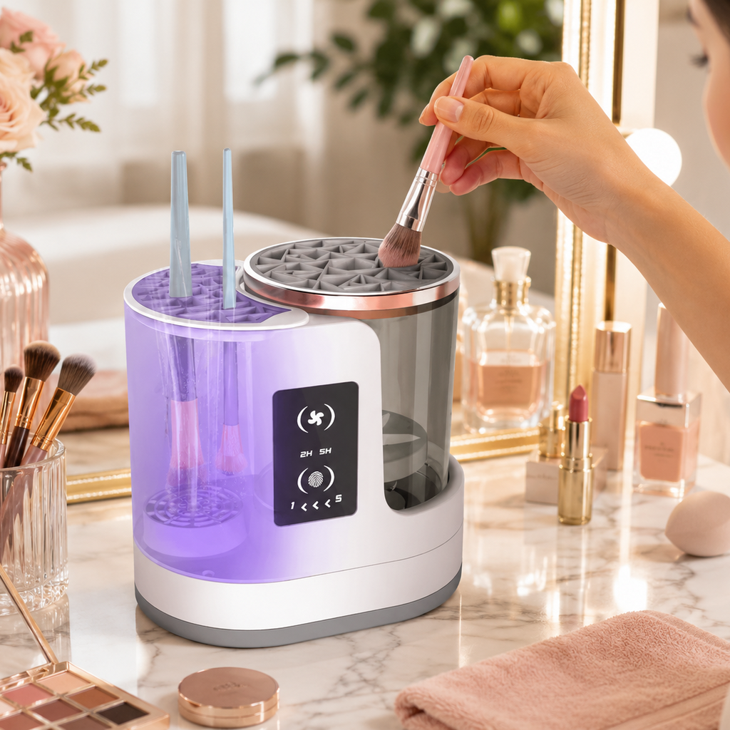 3-in-1 Electric Makeup Brush Cleaner & Dryer Tool