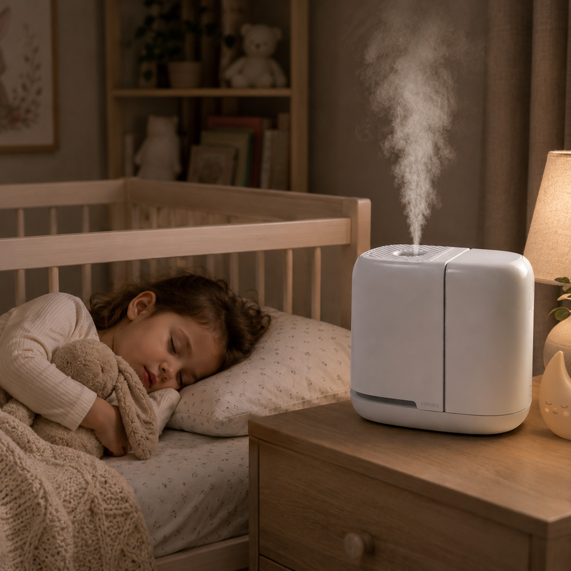 Mold Inhibiting Baby Nursery Humidifier Diffuser