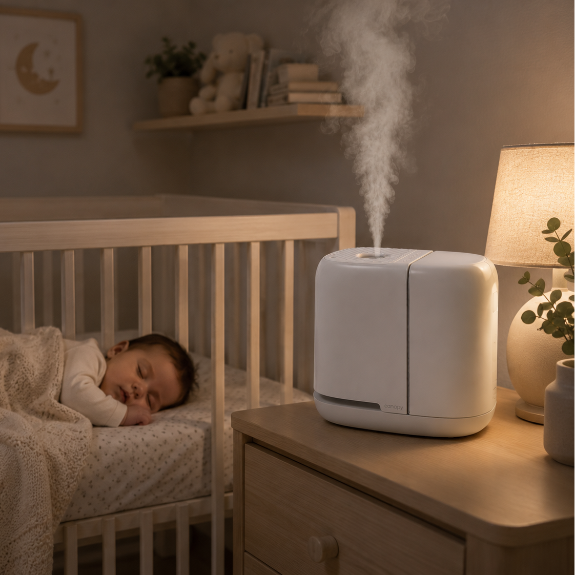 Mold Inhibiting Baby Nursery Humidifier Diffuser