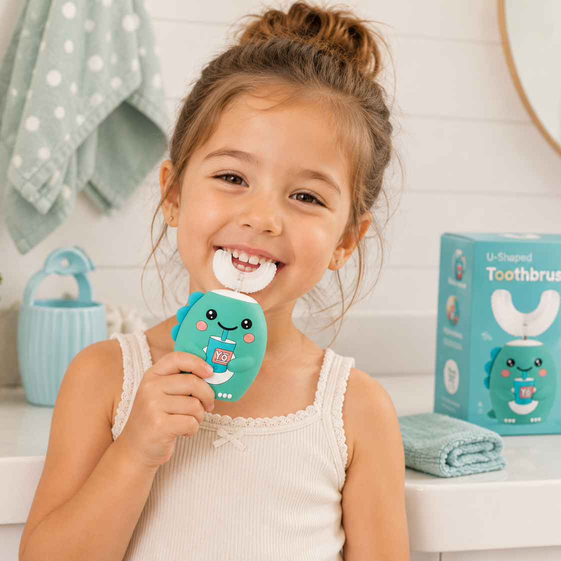 360 Degree Electric U-Shaped Toothbrush