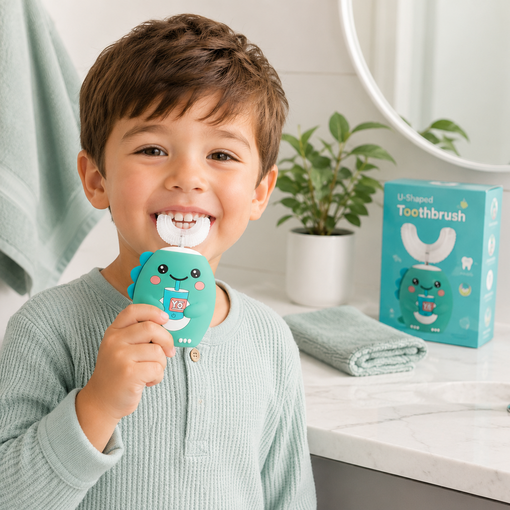 360 Degree Electric U-Shaped Toothbrush