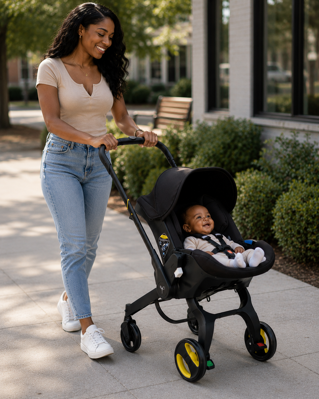 4-in-1 Baby Stroller & Detachable Car seat