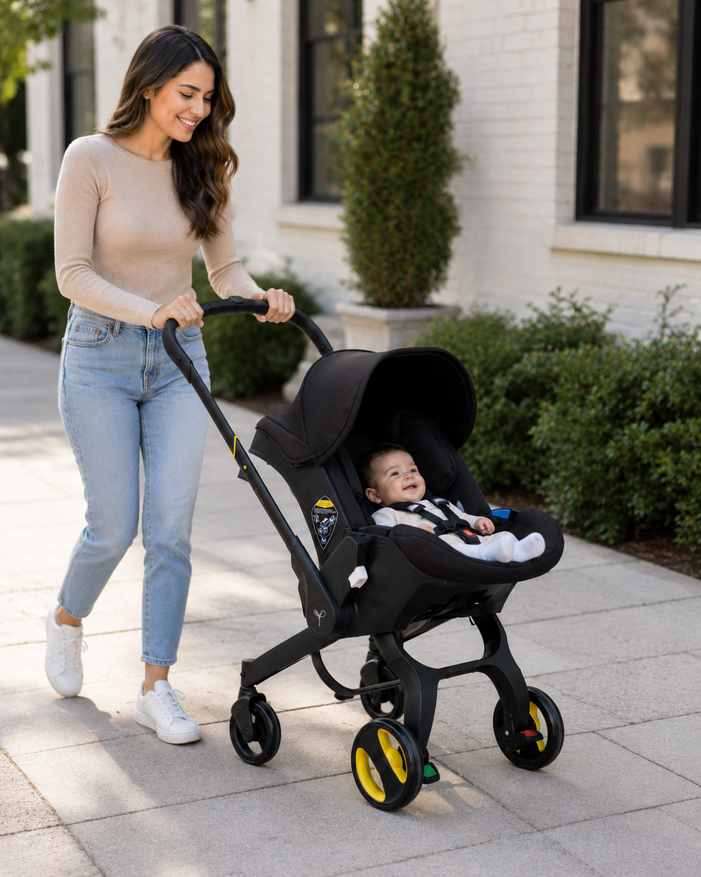 4-in-1 Baby Stroller & Detachable Car seat