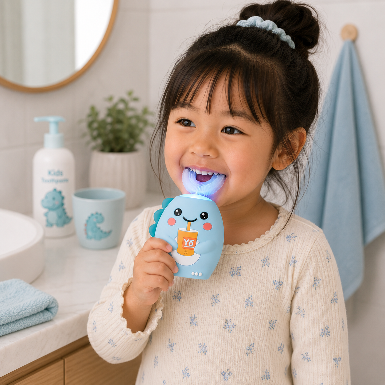 360 Degree Electric U-Shaped Toothbrush