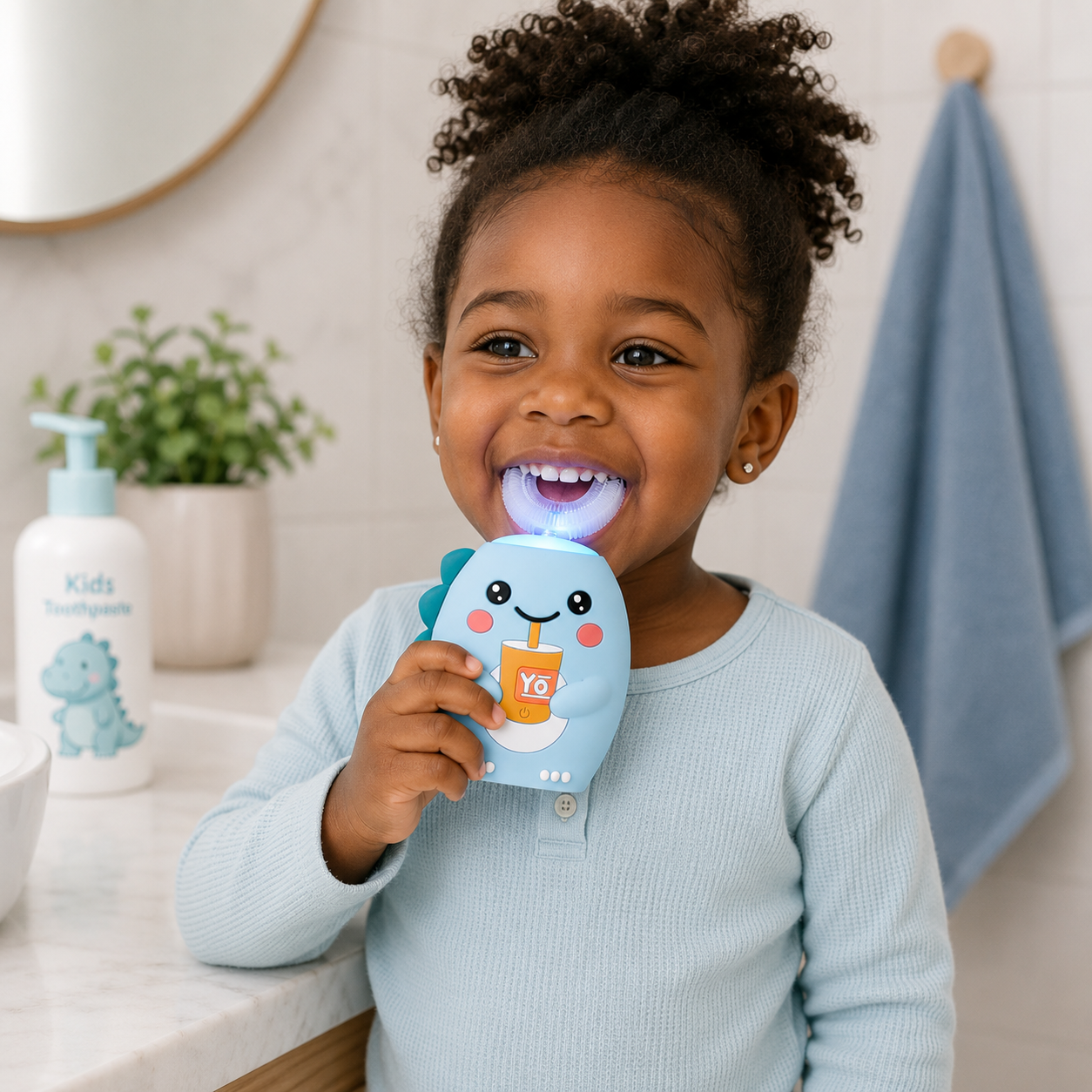 360 Degree Electric U-Shaped Toothbrush