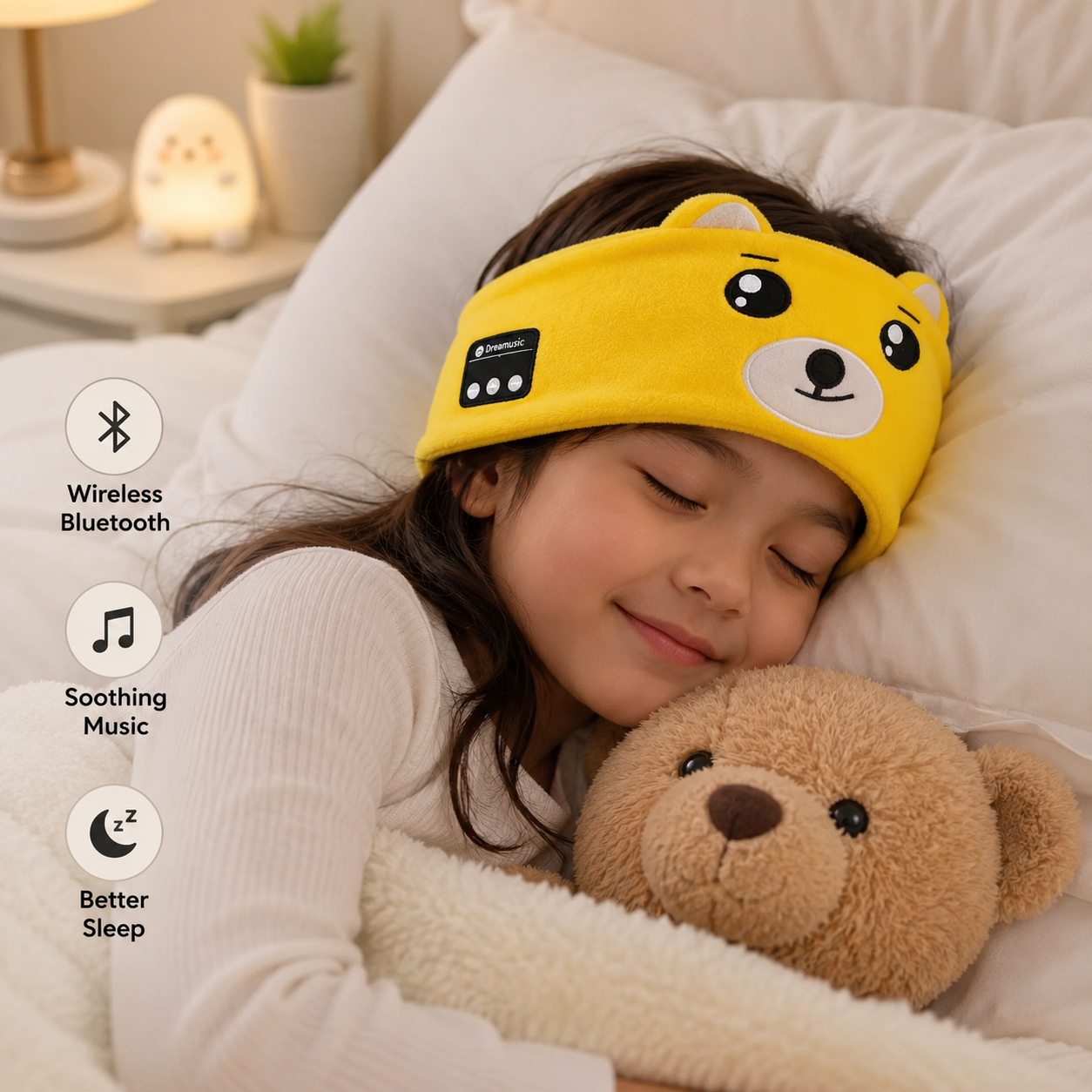Kids Wireless Bluetooth Headband Headphones