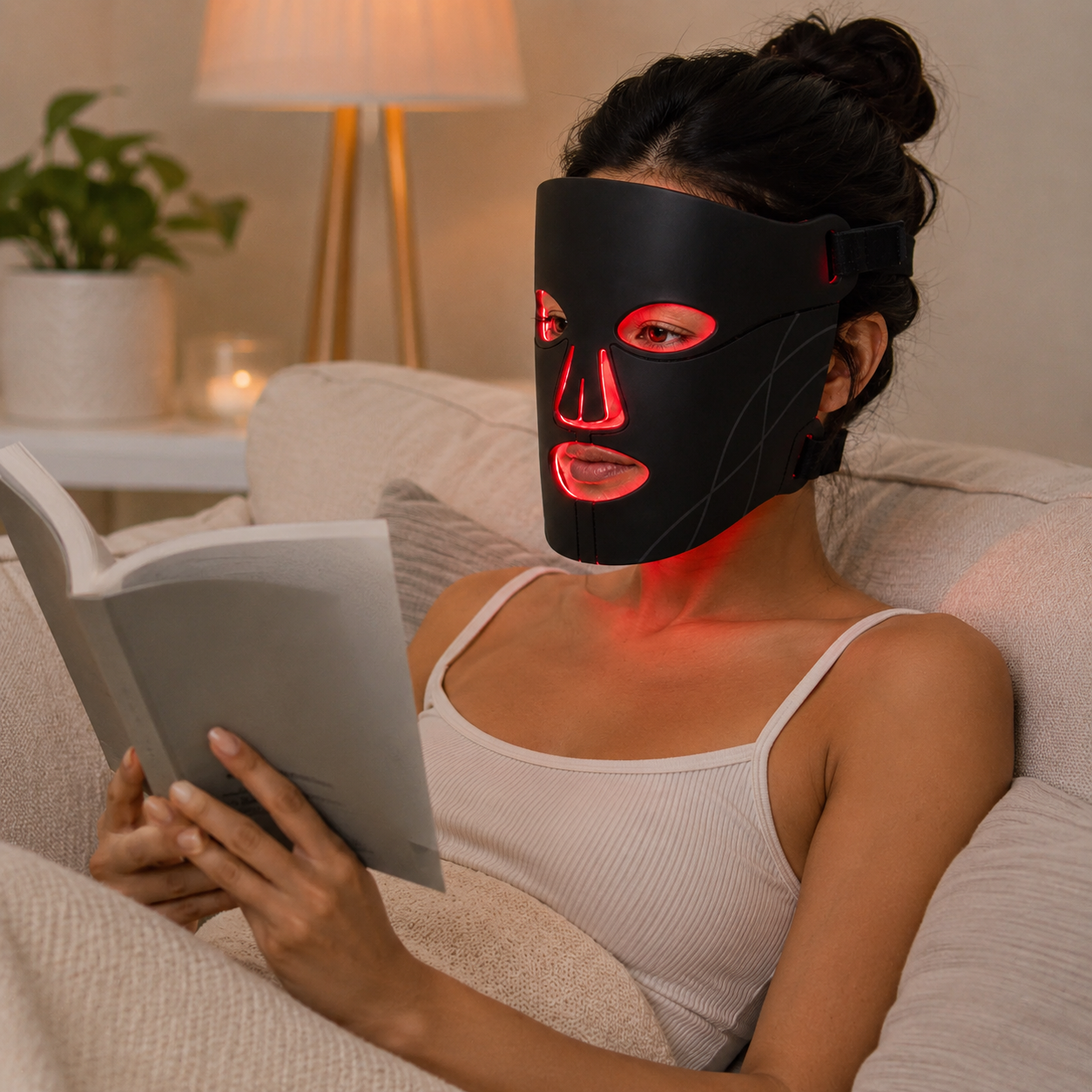 Infrared LED Red Light Therapy Anti-Aging Face Mask