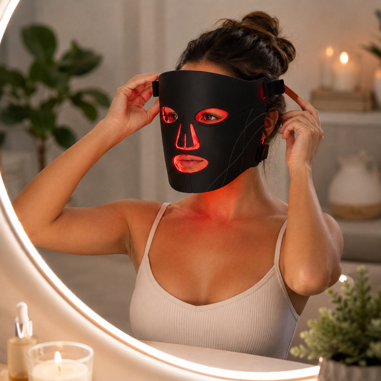 Infrared LED Red Light Therapy Anti-Aging Face Mask