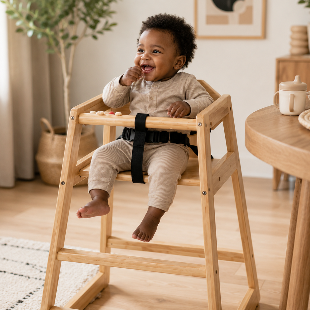 Baby Wooden High Chair