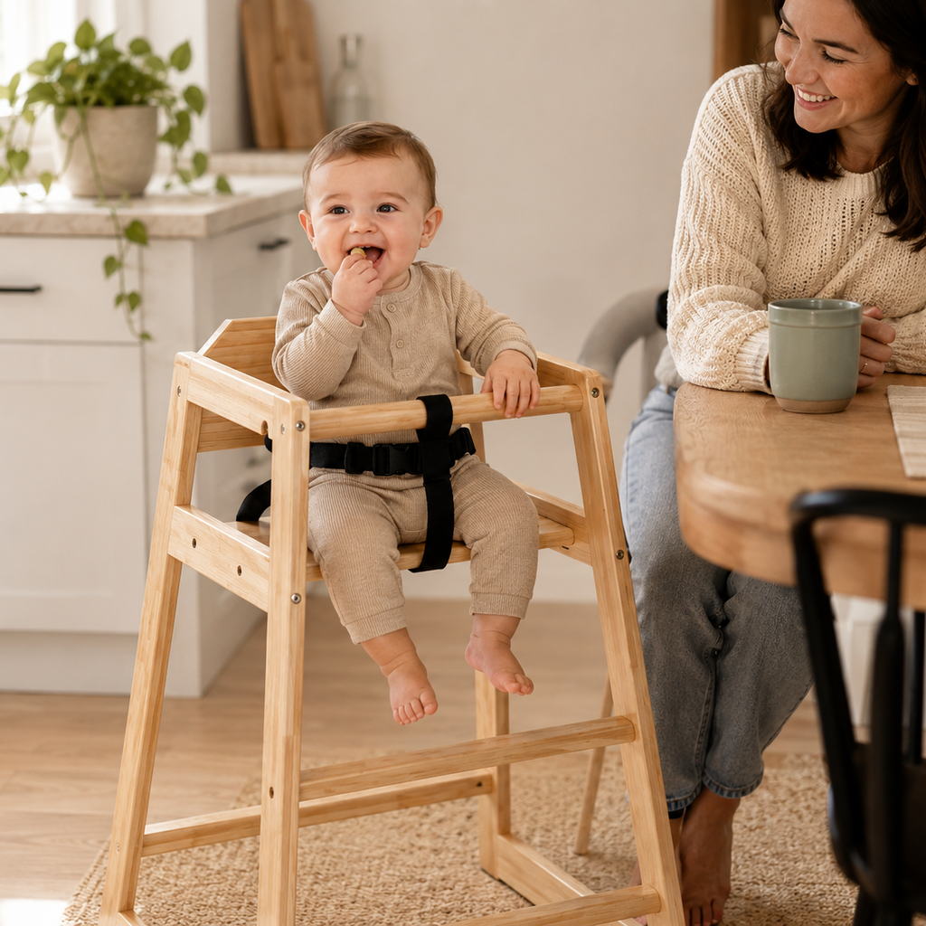 Baby Wooden High Chair