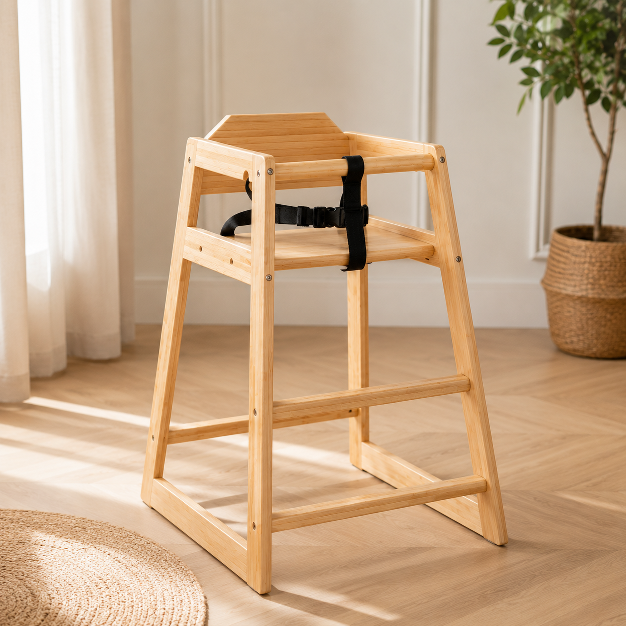 Baby Wooden High Chair