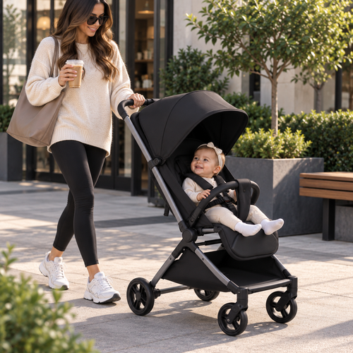 2-in-1 Foldable Lightweight Baby Stroller
