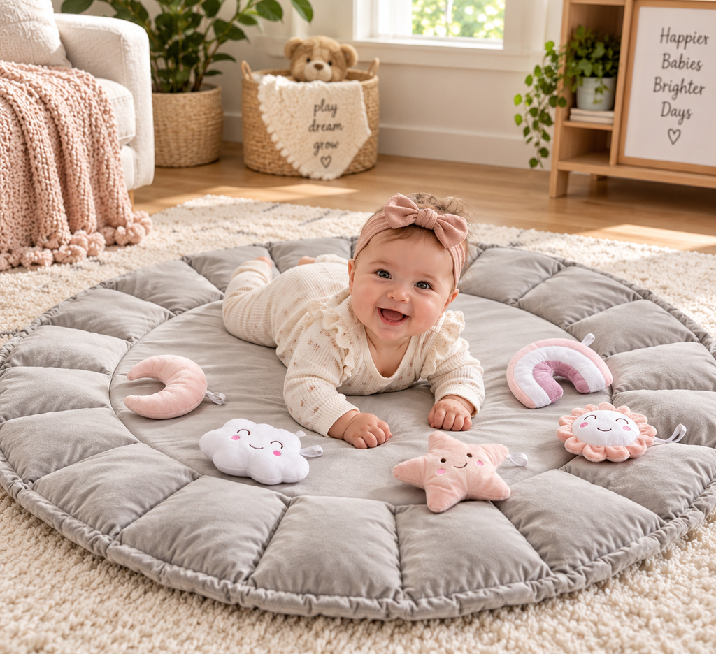Reversible Baby Tummy Time Play Mat