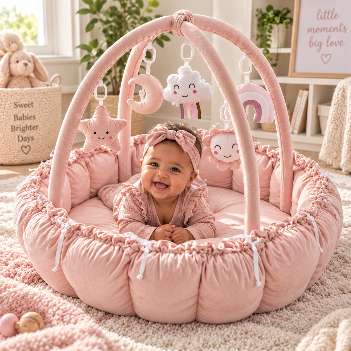 Reversible Baby Tummy Time Play Mat