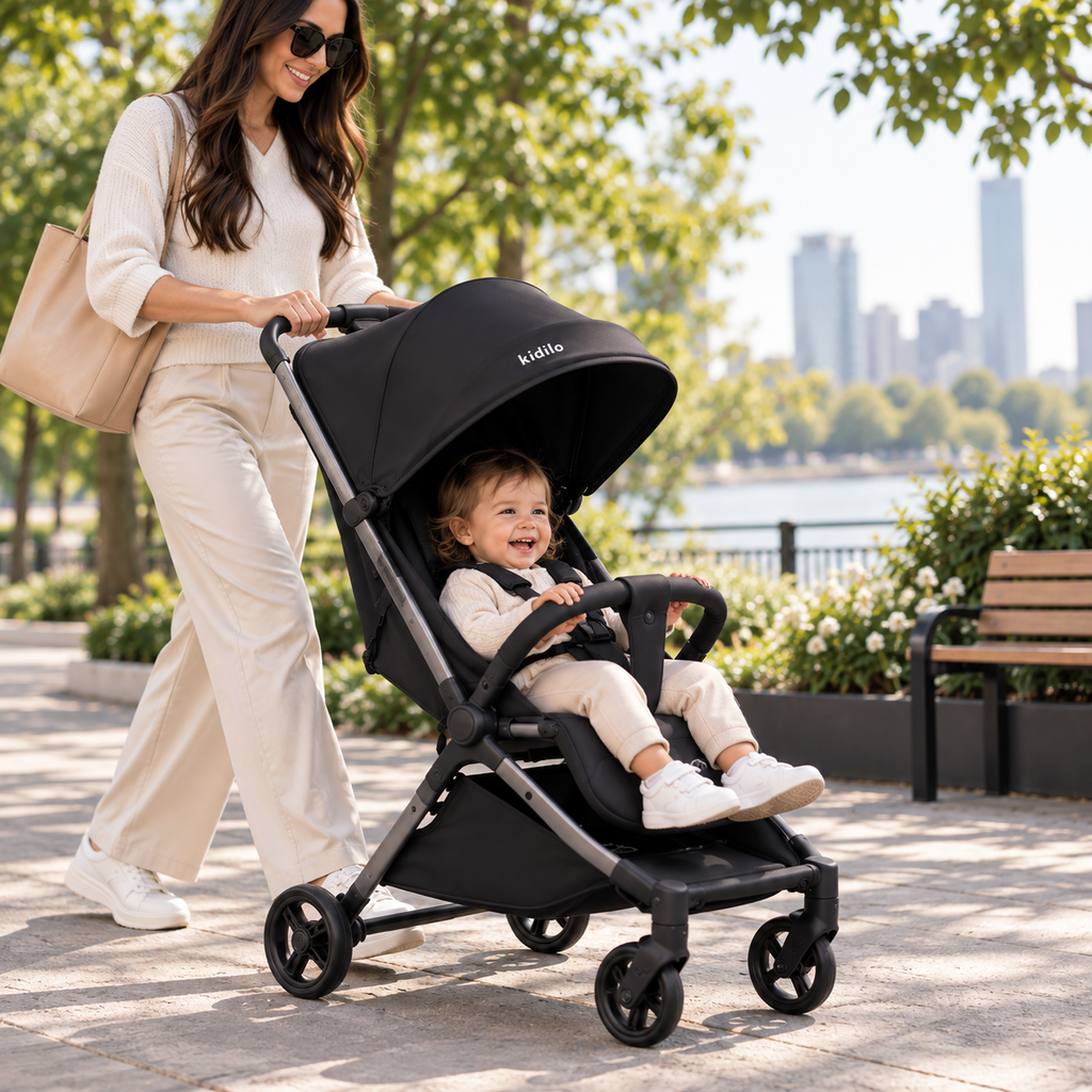 2-in-1 Foldable Lightweight Baby Stroller